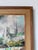 Wood 1960’s Vintage Waite Impressionist European Cityscape Oil on Canvas Painting, Framed For Sale - Image 7 of 12