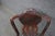 American Antique Horner Style Mahogany Carved Lion Arm Rocking Chair For Sale - Image 3 of 11
