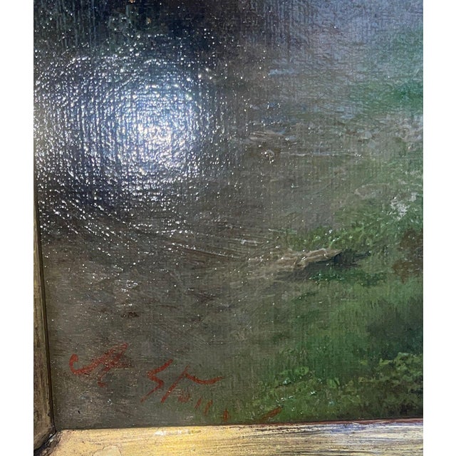 Late 19th Century Signed Ada Stone Landscape Paintings. United Kingdom - a Pair For Sale In Los Angeles - Image 6 of 12