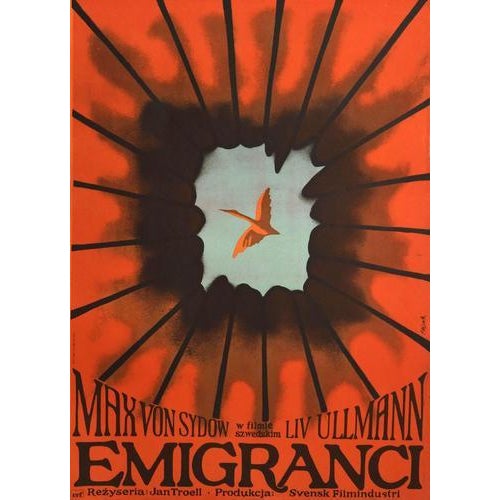 Emigranci - Poster is an original vintage poster, offset print, realized in 1971. Dimention: 83 x 58.5 cm. The artwork...
