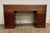 Vintage Chippendale Style Galleried Mahogany Sideboard Buffet Console Desk For Sale - Image 16 of 17