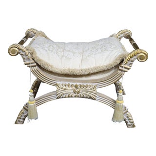Italian Style X-Base Bench For Sale