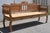Rustic European Pine Paneled Bench or Settle, Hungary For Sale - Image 3 of 15