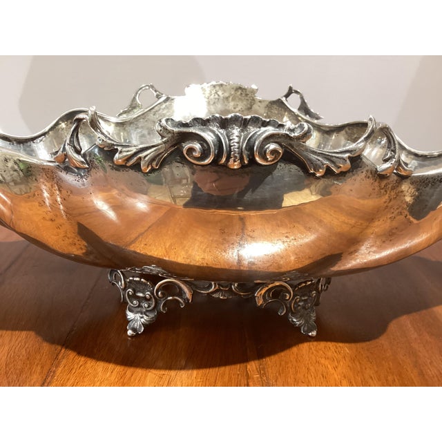 Silver Vintage Italian Silver Jatte Centerpiece, 1920s For Sale - Image 8 of 18