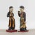 Asian Wooden Figurative Sculptures, Set of 2 For Sale - Image 6 of 9