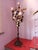 Vintage Floor Lamp with Murano Glass Roses, Italy, 1960s For Sale - Image 17 of 18