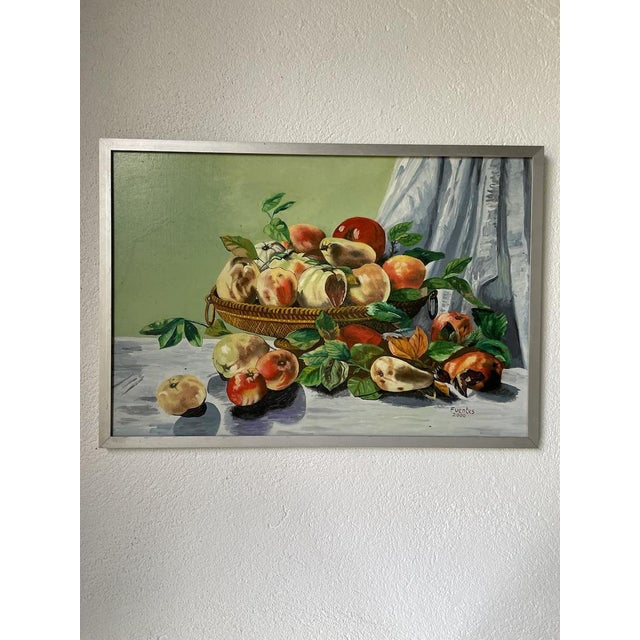 Fuentes, Fruit, Oil Painting, 2000s, Framed For Sale - Image 11 of 18