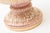 Pink Vintage Aldo Londi for Bitossi Ceramic Seta Pedestal Bowl Pink, Brown, Gold Off White Yellow Hallmarked For Sale - Image 8 of 11