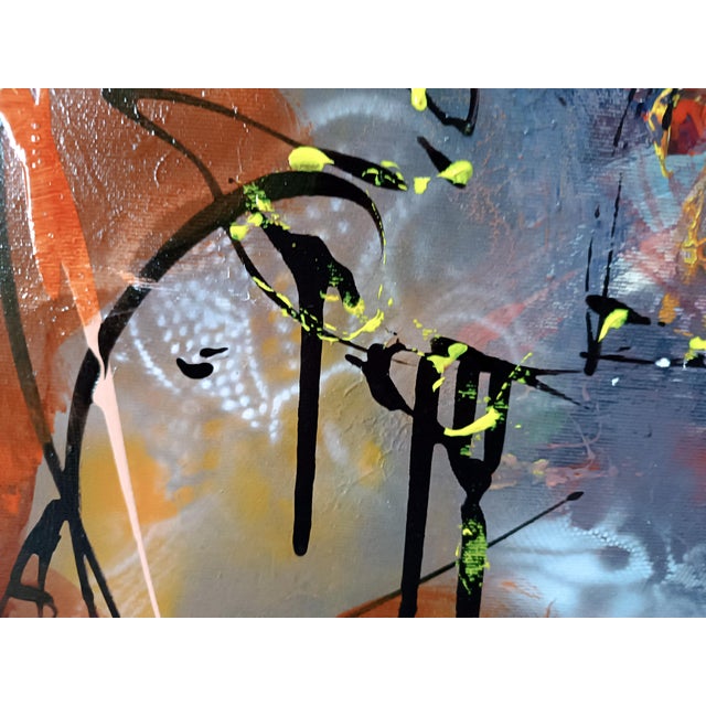 Early 21st Century Ovidiu Kloska, Echoes of an Oniric Face, Acrylic on Canvas For Sale - Image 5 of 6