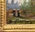 Blue Pair of 19th Century French Barbizon Oil Paintings in Original Gilt Frames For Sale - Image 8 of 14