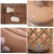 Mid 20th Century Lattice Cutout Glow Lamps Grass Cloth Shade For Sale - Image 5 of 12
