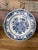 Vintage Mid 20th Century Blue and White Faience Delft Plate For Sale - Image 12 of 13