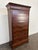 Louis Philippe Style Chest of Drawers in Flamed Mahogany For Sale - Image 4 of 7