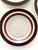 Vintage 1970s Arabia of Finland Rosmarin Brown Salad Plates - Set of 3 For Sale - Image 9 of 13