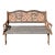 1990s Rustic Cast Iron Garden Bench With Original Wood Slats For Sale