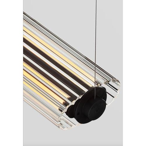 B 15 T H GR Transparent Glass Suspension Lamp by Jordi Veciana for Parachilna For Sale - Image 3 of 13