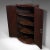 1780's Antique Bow Front Corner Cabinet For Sale - Image 4 of 9