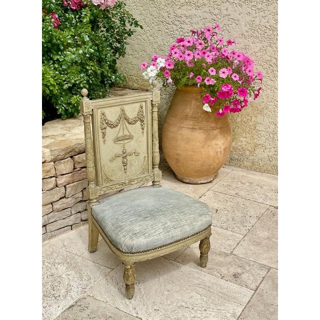 Small Louis XVI Side Chair For Sale - Image 3 of 18