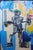 Royal Blue Modernistic Painting After Jean-Michel Basquiat, Circa 1980 For Sale - Image 8 of 10
