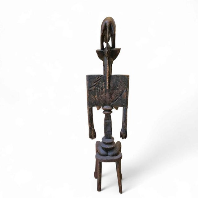 African Wooden Dogon Figure Sculpture, 1960s For Sale - Image 12 of 16