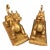 Pair of Gilt Bronze Figures of Mythical Beasts (Pixiu) For Sale