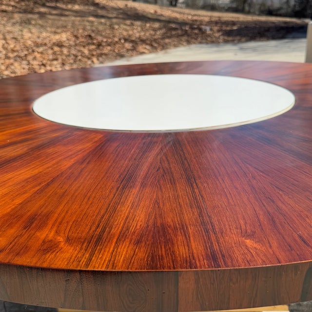 Large Rosewood Milo Baughman for Thayer Coggin Environment 70 Rotating Coffee Table For Sale - Image 9 of 12