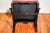 Beautiful English Antique Carved Wood Walnut Desk Arm Chair Leather Seat For Sale - Image 17 of 18