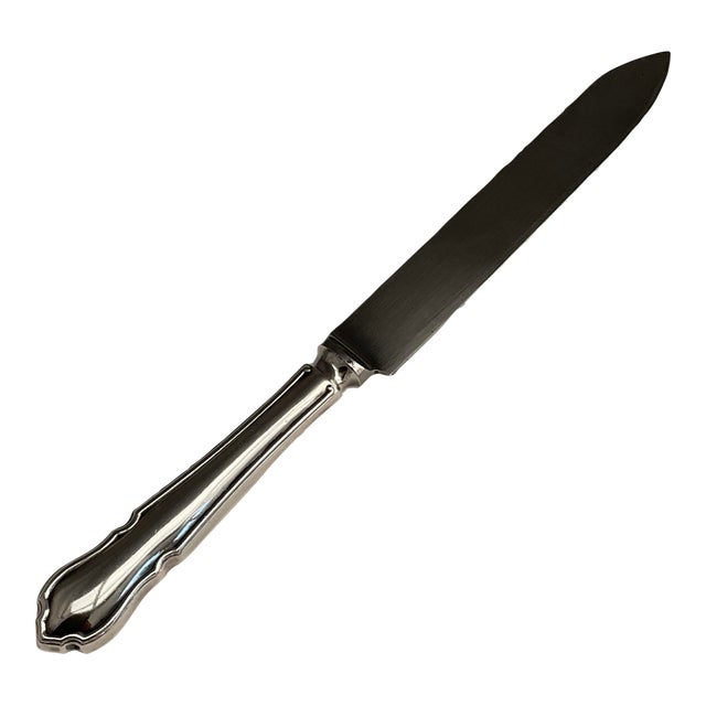 1980s Silver Bridal Cake Knife., Du Barry For Sale