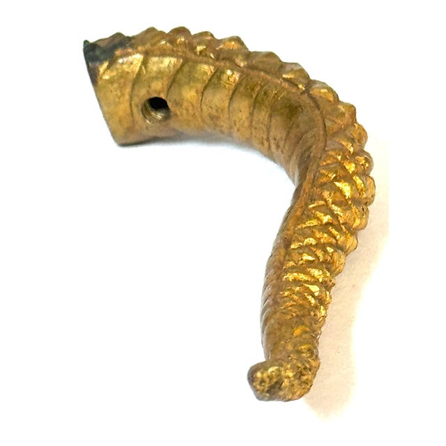 Gold French Art Deco Ormolu Serpent Handle, Stamped LT / 2, circa 1925–1935 For Sale - Image 8 of 18