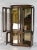 1970s Vintage Mastercraft William Doezema Burled Amboyna Wood and Brass Lighted Curio Display Cabinet For Sale In Chicago - Image 6 of 12
