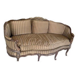 Vintage French Style 8-Legged Sofa . For Sale
