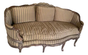 Vintage French Style 8-Legged Sofa .