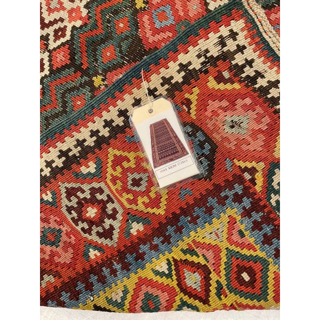 Antique Kilim Runner Rug 17'2'' X 6'11'' For Sale - Image 4 of 8