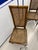 Brown Hollywood Regency Faux Bamboo Cane Dining Chairs, 1970s, Set of 3 For Sale - Image 8 of 9