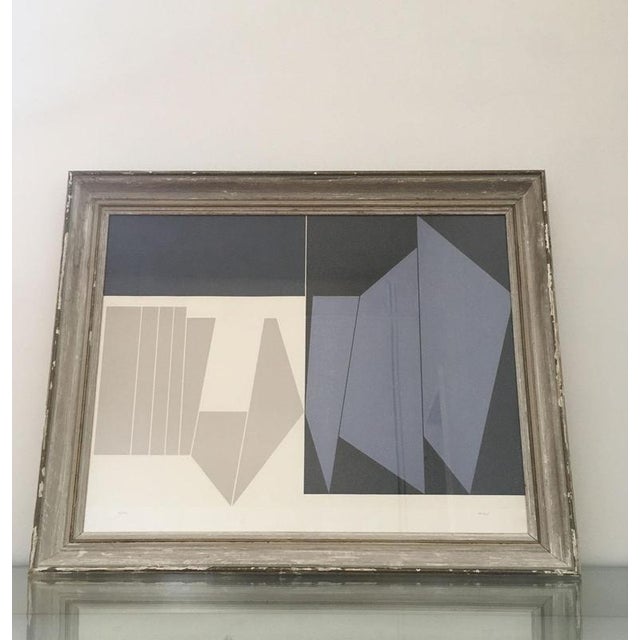 Modern Gualtiero Nativi, Abstract Composition, Print on Paper, 1960 For Sale - Image 3 of 17