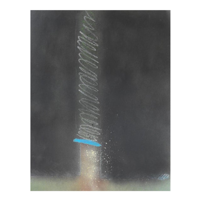 Vintage 1970s Abstract Light Beam Painting For Sale