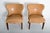 Mid 20th Century Pair of Grosfeld House Beige Faux Leather Club Chairs For Sale - Image 5 of 12