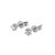 Gender: Unisex Metal Type: 14K White Gold Length: 2.90 mm Weight: 1.09 grams Unisex 14K white gold diamond stud earrings...