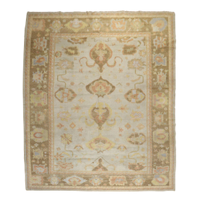 Early 21st Century Turkish Oushak, 9'4'' X 12'10''