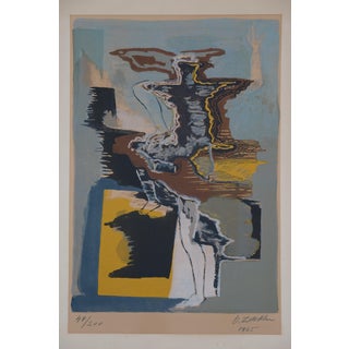 Ossip Zadkine, Ange en feu, Lithograph For Sale