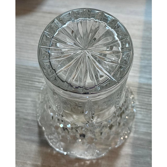 Waterford Crystal Cut Vase, Mastercraft Style For Sale In New York - Image 6 of 8