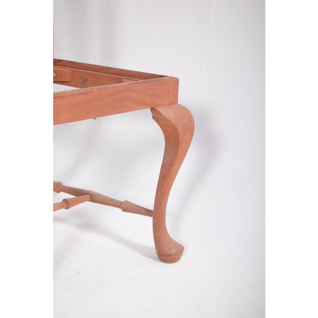 Wood Portuguese Queen Anne Dining Chairs, 1940s, Set of 6 For Sale - Image 7 of 9