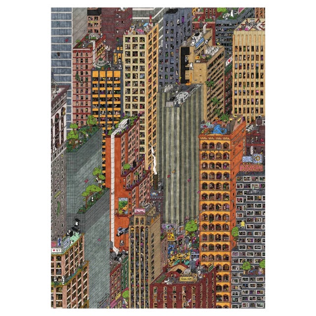 Guillaume Cornet, Penguin Activists, Ink on Paper, 2023 For Sale