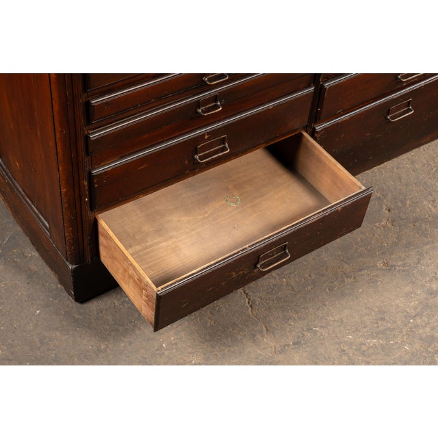 Early 20th Century Oak Mail Sorting Cabinet For Sale - Image 16 of 18