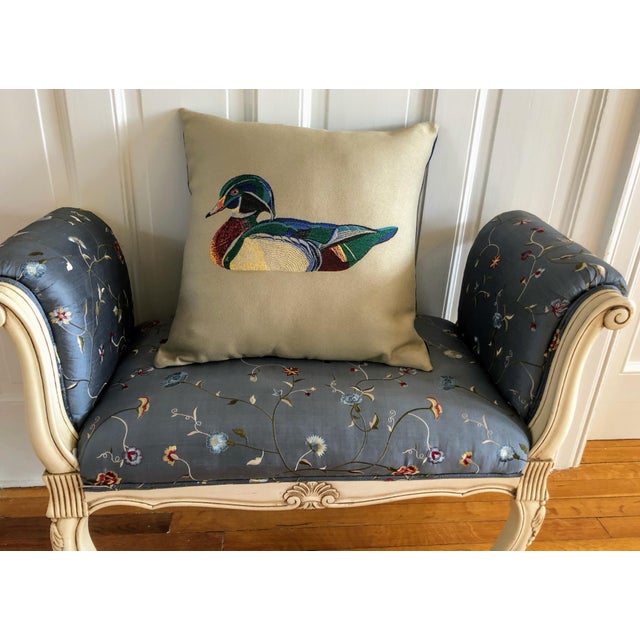 Not Yet Made - Made To Order The Mallard: Country Accent Decorative Pillow by Pierre d'Argent For Sale - Image 5 of 6