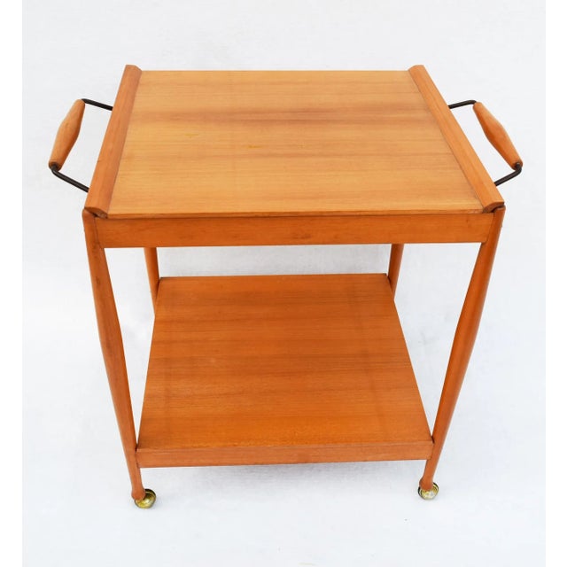 Teak Trolley from Fratelli Reguitti, 1960s For Sale - Image 3 of 6