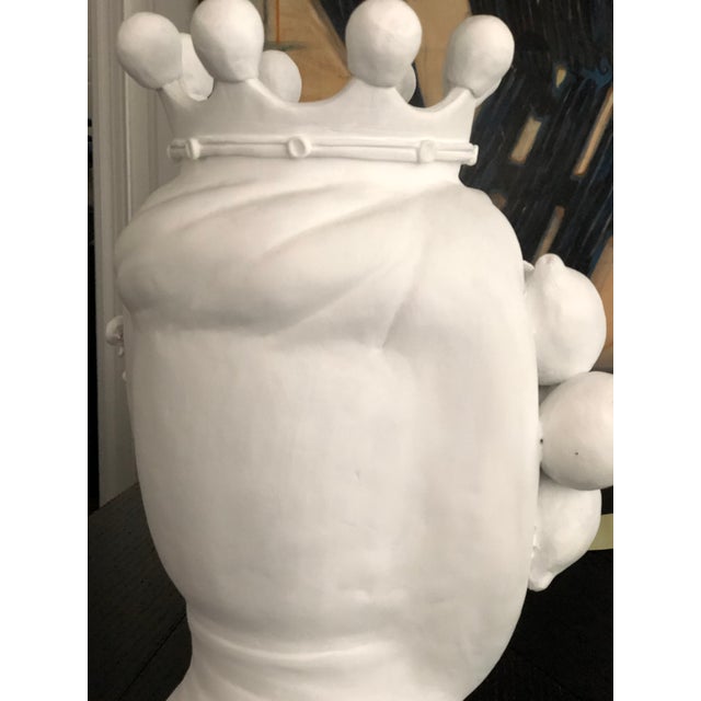 Contemporary Ceramic Vase by Artist Stefanie Boemhi For Sale - Image 4 of 11