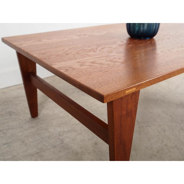 Wood Danish Oak Coffee Table, 1970s For Sale - Image 7 of 9