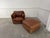 Set of Vintage Club Chair and Ottoman from Roche Bobois, 1980s For Sale - Image 3 of 9