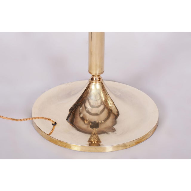 Mid-Century Modern Mid-Century Brass Floor Lamp attributed to Kamenický Šenov, 1960s For Sale - Image 3 of 10